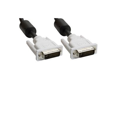 DVI-D Dual Link DVI Display Cable with Ferrites - Male / Male DVI-D Dual Link DVI Display Cable with Ferrites - Male / Male