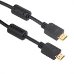 Amphenol AV-HDMIMX2GF0-005 Amphenol 30 AWG Signature Series High Speed HDMI Cable with Ethernet [13.8 Gbps / 1080p / 3D / 4K] Gold-Plated + RFiBlock™ Ferrite Cores (5m / 16.4 ft) 5m (16.4')