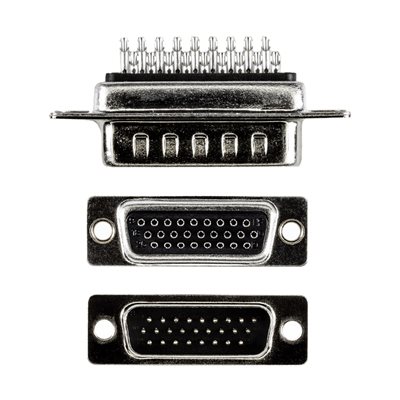 Amphenol CN-DSUBHD26PN-000 High-Density D-Subminiature (HD26 Male D-Sub) Connector, 26-Position Pin Contacts, Solder-Cup Terminals Amphenol CN-DSUBHD26PN-000 High-Density D-Subminiature (HD26 Male D-Sub) Connector, 26-Position Pin Contacts, Solder-Cup Terminals