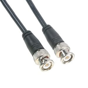 Amphenol CO-058BNCX200-000.6 BNC Male to BNC Male (RG58) 50 Ohm Coaxial Cable Assembly 0.5ft