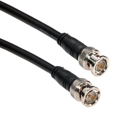 Amphenol CO-058BNCX200-000.6 BNC Male to BNC Male (RG58) 50 Ohm Coaxial Cable Assembly 0.5ft