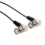 Amphenol CO-174BNCRAX2 BNC Right Angle Male to BNC Right Angle Male (RG174) 50 Ohm Coaxial Cable Assembly 