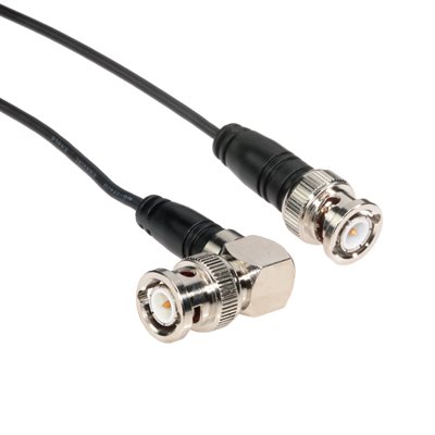 Amphenol CO-174BNCRBNC-005 BNC Male to BNC Right Angle Male (RG174) 50 Ohm Coaxial Cable Assembly 5ft Amphenol CO-174BNCRBNC-005 BNC Male to BNC Right Angle Male (RG174) 50 Ohm Coaxial Cable Assembly 5ft