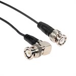 Amphenol CO-174BNCRBNC BNC Male to BNC Right Angle Male (RG174) 50 Ohm Coaxial Cable Assembly 
