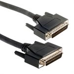 Amphenol CS-DSLSZH25MM-010 25-Pin (DB25) LSZH Low Smoke D-Sub Cable - Double Shielded + EMI Cage - Male / Male 10ft Amphenol CS-DSLSZH25MM-010 25-Pin (DB25) LSZH Low Smoke D-Sub Cable - Double Shielded + EMI Cage - Male  /  Male 10ft