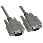 Amphenol CS-DSPMDB09MF 9-Pin (DB9) Premium D-Sub Cable - Double Shielded + EMI Cage - Male / Female 