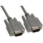 Amphenol CS-DSPMDB09MM 9-Pin (DB9) Premium D-Sub Cable - Double Shielded + EMI Cage - Male / Male 