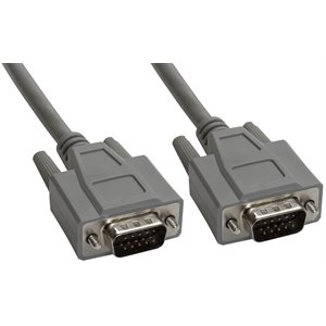 Amphenol CS-DSPMHD15MM-002.5 15-Pin (HD15) Premium HD D-Sub Cable - Double Shielded + EMI Cage - Male / Male 2.5ft