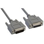 Amphenol CS-DSSMDB15MF 15-Pin (DB15) Standard Shielded D-Sub Cable - Male / Female 
