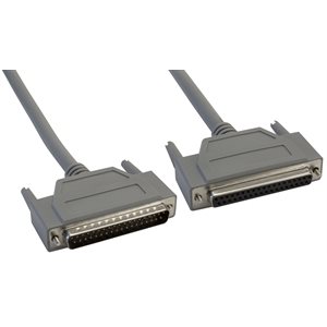 Amphenol CS-DSSMDB37MF-002.5 37-Pin (DB37) Standard Shielded D-Sub Cable - Male / Female 2.5ft