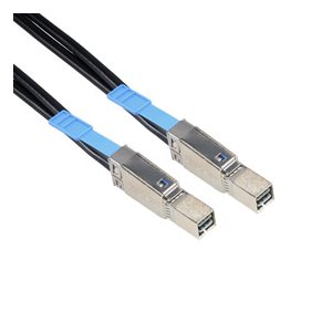 Amphenol CS-SASMINIHD2-001 1m (3.3') External 4x HD Mini-SAS Cable - 4x Mini-SAS HD (SFF-8644) to 4x Mini-SAS HD (SFF-8644) Passive Copper Cable [30 AWG] - 12G SAS 3.0 / iPass+™ HD