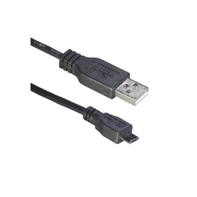 Amphenol CS-USB2AMBMMC-001 Amphenol USB 2.0 High Speed Certified [480 Mbps] USB Type A to Micro B Cable - USB 2.0 Type A Male to Micro B Male [Android Sync + 28 AWG Fast Charge Ready] 1m (3.3')