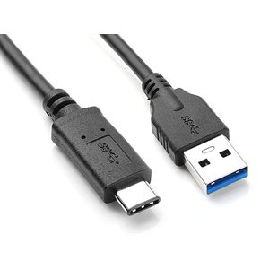 Amphenol CS-USB3.1TYPC-000.5M Amphenol Premium USB 3.1 Gen2 Certified USB Type A-C Cable - USB 3.0 Type A Male to Type C Male [10.0 Gbps SuperSpeed] 0.5m (1.6ft)