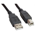 Amphenol CS-USBAB00000 Molded USB 2.0 Cable - Type A-B 