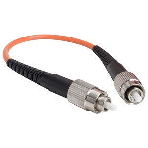 Amphenol FO-50LPBFC000-001 FC Connector Loopback Cable: Multimode 50 / 125 Fiber Optic Port Testing .5m