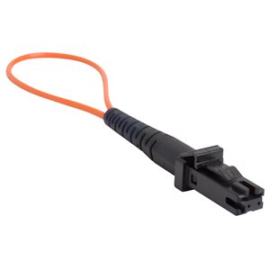 Amphenol FO-62.5LPBMT0-001 MT-RJ Connector Loopback Cable: Multimode 62.5 / 125 Fiber Optic Port Testing .1m