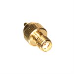 Amphenol AD-CSMAJMMCXP SMA Jack to MMCX Plug Adapter - Amphenol Connex RF Adapter (SMA Female / MMCX Male) 