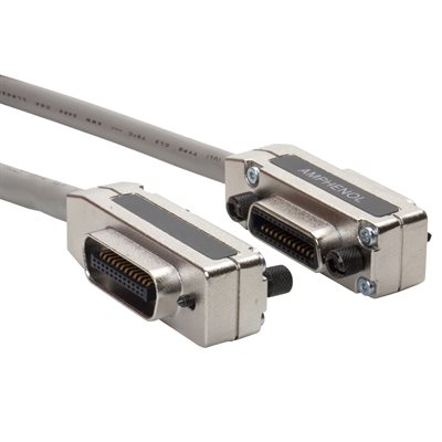 Amphenol GP-IE515546DS-006 Double Shielded GPIB Cable (IEEE-488 Cable) w / Stackable GPIB Connectors (24-pin M / F) 6m