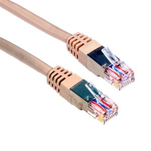 Amphenol MP-52RJ11SNNE-001 Shielded CAT5e 2-Pair RJ11 Data Cable [AT&T U-Verse & Verizon FiOS Data Cable] - CAT5e PBX Patch Cable with 6P6C RJ11 Connectors (Straight-Thru) 1ft