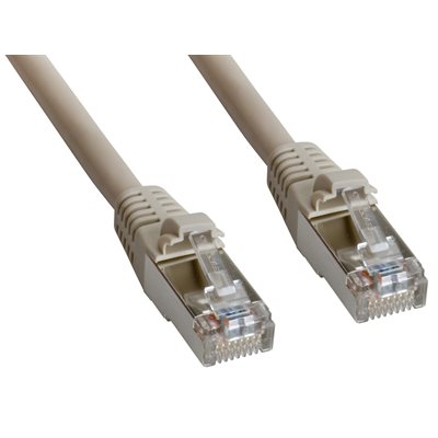 Amphenol MP-54RJ45DNNE-001 Cat5e STP Double Shielded Patch Cable (Braid+Foil Screened) with RJ45 Connectors - 350MHz CAT5e Rated 1ft