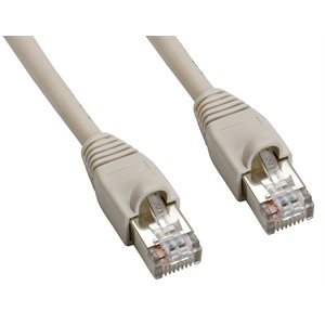Amphenol MP-54RJ45SNNE-002 Cat5e STP Shielded Patch Cable (Foil-Screened) with RJ45 Connectors - 350MHz CAT5e Rated 2ft