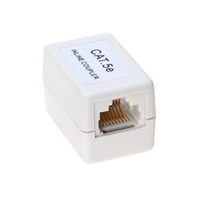 Category 5e (CAT5e) Coupler - 350 MHz CAT5e 8P8C Inline Cable Coupler - Gigabit Ethernet Compatible