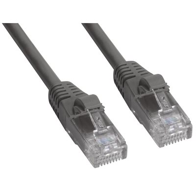 Amphenol MP-5ERJ45UNNA-014 Cat5e UTP Network Patch Cable (350-MHz) with Snagless RJ45 Connectors - Gray 14ft