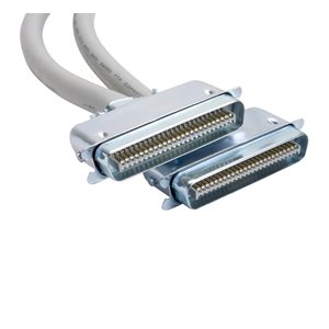 CAT3 25-Pair Amphenol Telco Cable - 180 Degree 50-Pin RJ21 Male Connectors
