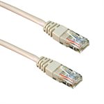 Amphenol MP-5ERJ45UNNE Category-5e Ethernet Cable (Cat5e UTP) Network Patch Cord (350-MHz) with Snagless RJ45 Connectors - Beige 