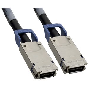0.5m Lead-Free CX4 Cable â?? Amphenol 10GbE-CX4 10Gb Ethernet Cable w / Fujitsu CX4 Connectors (SFF-8470 Latch)