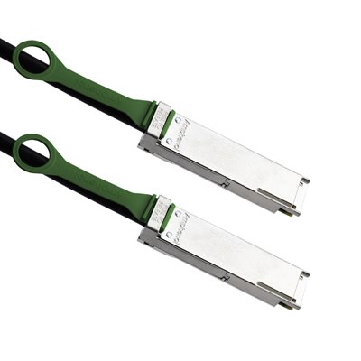 Amphenol SF-NDAAFF100G-000.5M 0.5m (1.6') 100G QSFP28 DAC Cable - 100-Gigabit Ethernet Passive Direct Attach QSFP28 Cable (SFF-8665 802.3bj) - QSFP28 to QSFP28 (OEM P / N: NDAAFF-C104)