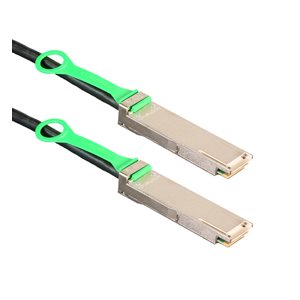 Amphenol SF-NDAAFF100G-001M 1m (3.3') 100GbE QSFP28 Cable - Amphenol 100-Gigabit Ethernet Passive Copper QSFP Cable (SFF-8665 802.3bj) - QSFP28 to QSFP28
