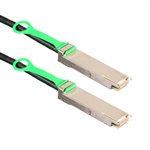 Amphenol SF-NDAAFJ100G-003M 3m (9.8') 100GbE QSFP28 Cable - Amphenol 100-Gigabit Ethernet Passive Copper QSFP Cable (SFF-8665 802.3bj) - QSFP28 to QSFP28 (26 AWG)