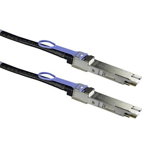 Amphenol SF-NDYYYH0002-002M 2m (6.6') 400G QSFP-DD DAC Cable - 400-Gigabit Ethernet Passive Direct Attach QSFP Double Density Cable (Dual Entry 27 AWG) - QSFP-DD to QSFP-DD