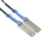 Amphenol SF-QSFPPEXPAS-003 3m 40GbE QSFP+ Cable - Amphenol 40-Gigbit Ethernet Passive Copper Cable (SFF-8436 & 802.3ba) - QSFP+ to QSFP+ (9.8 ft)