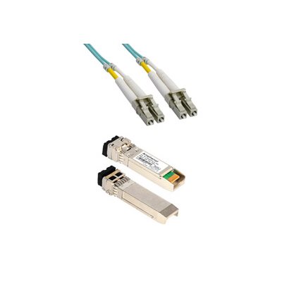 5m (16.4') Amphenol SFP+ Active Optical Cable (AOC) Kit w / (2) 10GBASE-SR SFP+ Optical Transceiver Modules + (1) 5m Duplex LC OM3 Multimode Fiber Optic Patch Cord - Certified for Cisco, HP & More 5m (16.4') Amphenol SFP+ Active Optical Cable (AOC) Kit w / (2) 10GBASE-SR SFP+ Optical Transceiver Modules + (1) 5m Duplex LC OM3 Multimode Fiber Optic Patch Cord - Certified for Cisco, HP & More